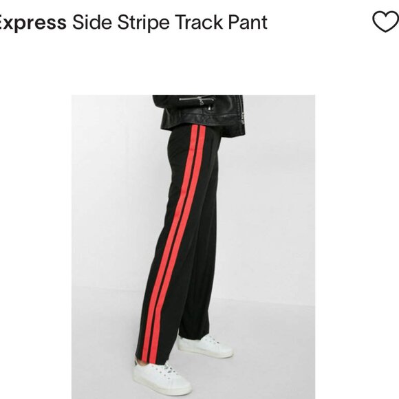 nwt EXPRESS side stripe wide leg pants xs - Picture 2 of 2
